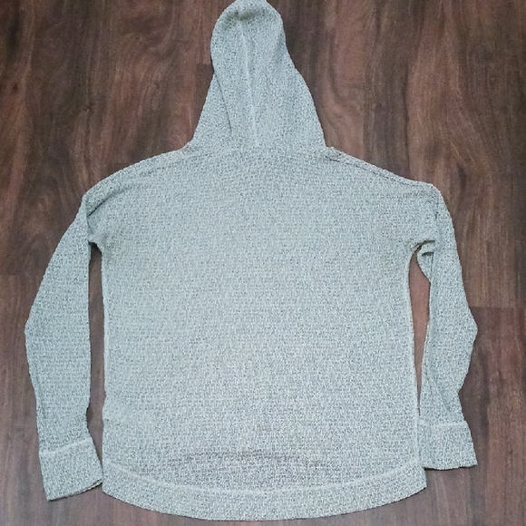Hollister Light Gray Hooded Pullover - Picture 3 of 4